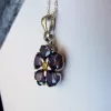 Sterling Silver "Forget me Not" Flower Pendant