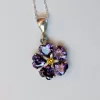 Sterling Silver "Forget me Not" Flower Pendant