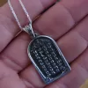 Sterling Silver Armenian Alphabet Pendant