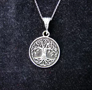 Celtic Tree of Life Pendant Sterling Silver 925