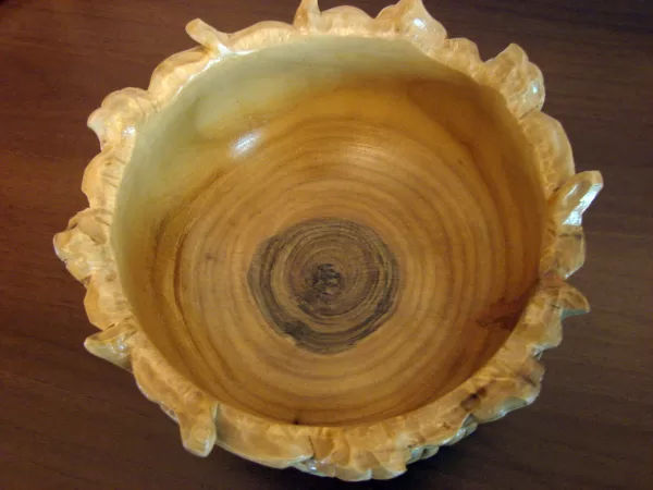 Hand Carved Wooden Bowl