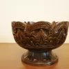 Natural Hand Carved Wooden Bowl