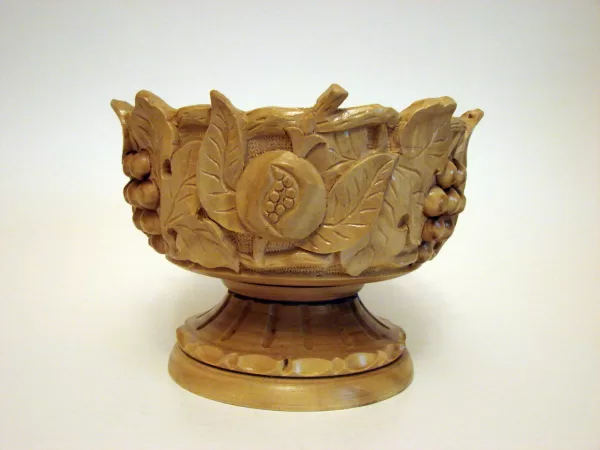 Hand Carved Wooden Bowl