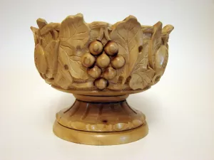 Hand Carved Wooden Bowl