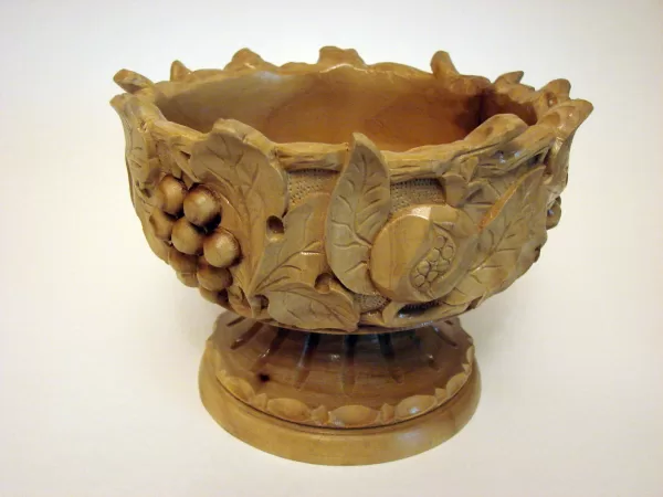 Hand Carved Wooden Bowl