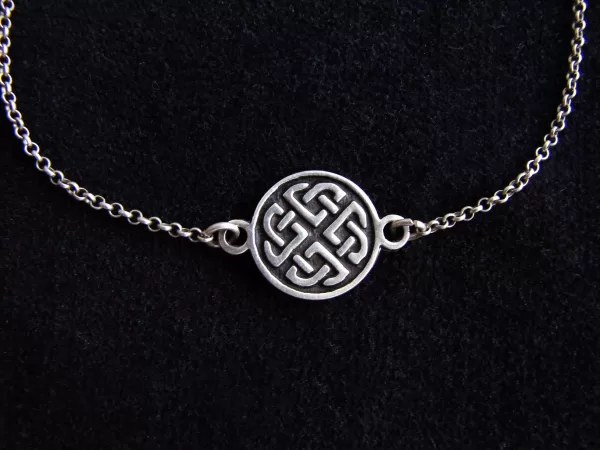 Celtic Shield Knot Bracelet Sterling Silver 925