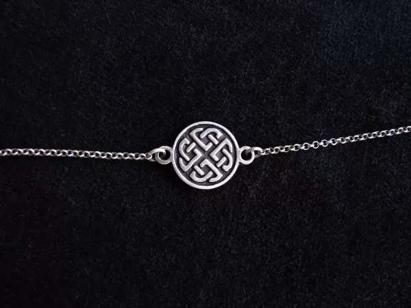 Celtic Shield Knot Bracelet Sterling Silver 925