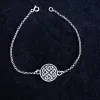 Celtic Shield Knot Bracelet Sterling Silver 925