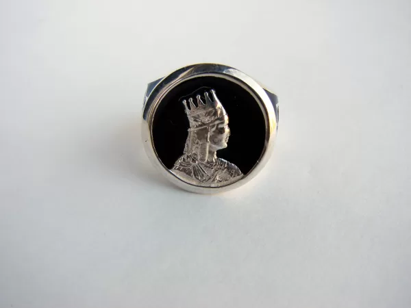 Tigran the Great King of Armenia Silver Men's Ring