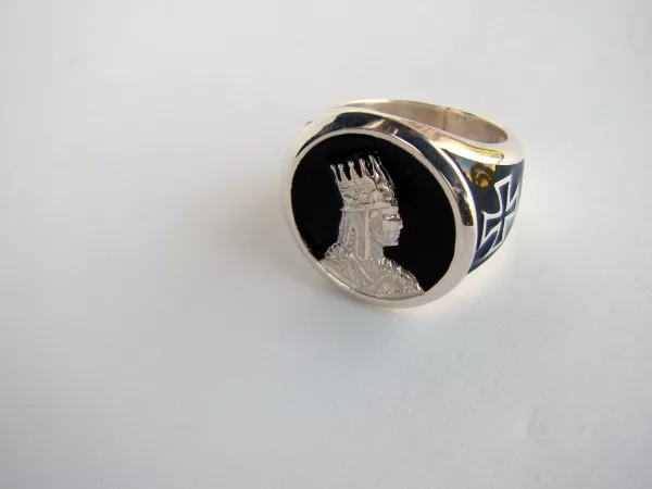 Tigran the Great King of Armenia Silver Men's Ring