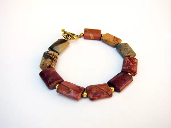 Bracelet Picasso Jasper Natural Gemstone