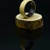 Ring, Made of Ebony and Apricot Wood