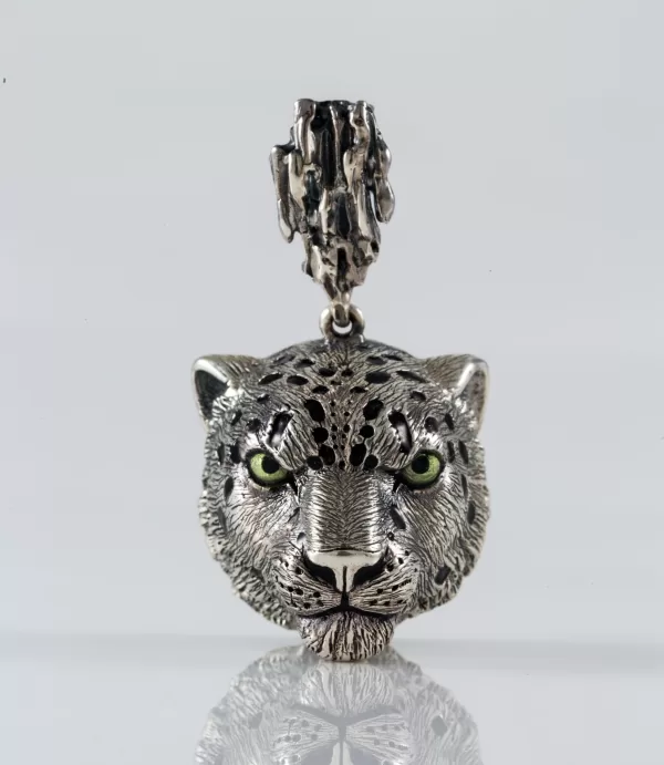 Pendant Snow Leopard Sterling Silver 925