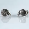 Sterling Silver Men's Eagle Cufflinks