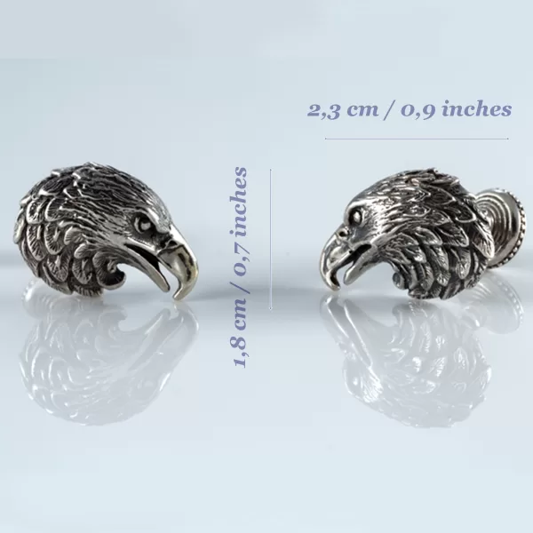 Sterling Silver Men's Eagle Cufflinks