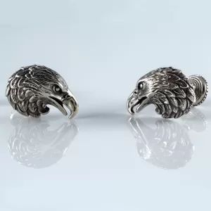 Sterling Silver Men’s Eagle Cufflinks