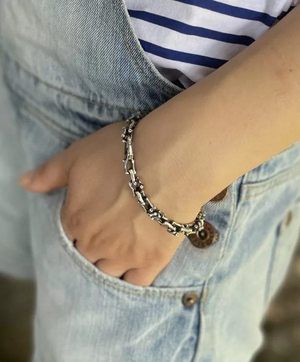 Sterling Silver Tree Branch Bracelet