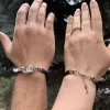 Lock and Key Bracelets for Couple (Set of 2)