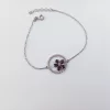 Forget Me Not Flower Bracelet Silver 925, Anmoruk