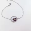 Forget Me Not Flower Bracelet Silver 925, Anmoruk