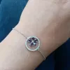 Forget Me Not Flower Bracelet Silver 925, Anmoruk