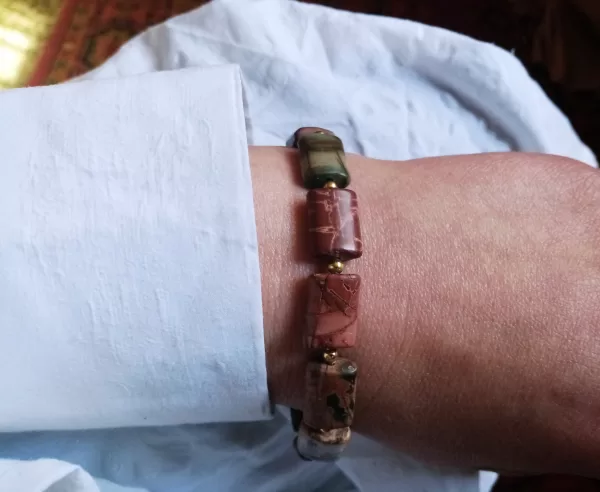 Bracelet Picasso Jasper Natural Gemstone