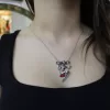 Sterling Silver Swinging Girl Necklace