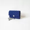 Blue Braided Purse