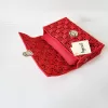 Red Braided Purse