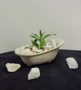 Armenian Stone Decorative Mini Bathtub