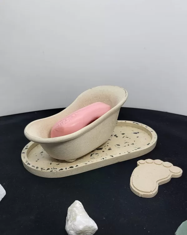 Armenian Stone Decorative Mini Bathtub