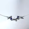 Sterling Silver Birds Necklace