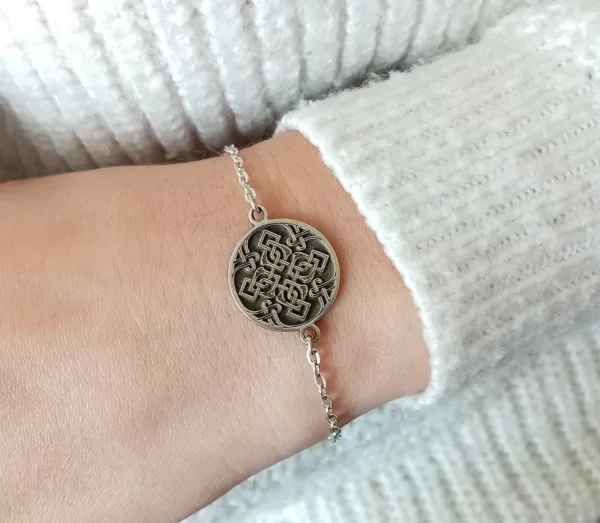 Sterling Silver Armenian Ornament Bracelet