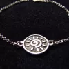 Bracelet Sun Sterling Silver 925, Sunshine Charm