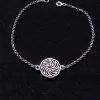 Sterling Silver Wheel of Eternity Bracelet