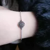 Sterling Silver Wheel of Eternity Bracelet