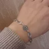 Sterling Silver Wheel of Eternity and Infinity Symbol Bracelet