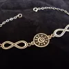 Sterling Silver Sun and Infinity Bracelet