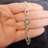 Sterling Silver Sun and Infinity Bracelet