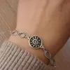 Sterling Silver Sun and Infinity Bracelet