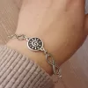 Sterling Silver Sun and Infinity Bracelet