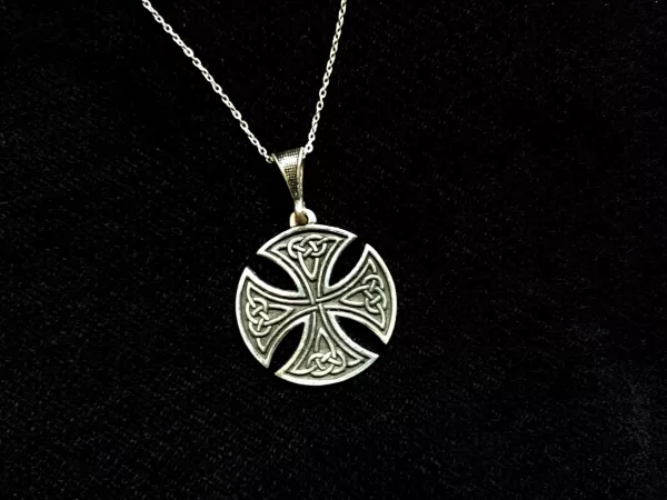 Celtic Cross Pendant Sterling Silver 925