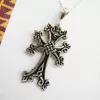 Armenian Cross Silver Pendant, Antique Khachqar Ornament