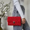 Red Braided Purse