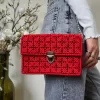 Red Braided Purse