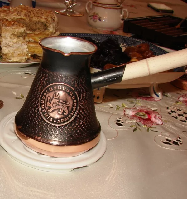 Armenian Handmade Copper Coffee Pot