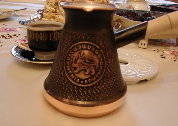 Armenian Handmade Copper Coffee Pot