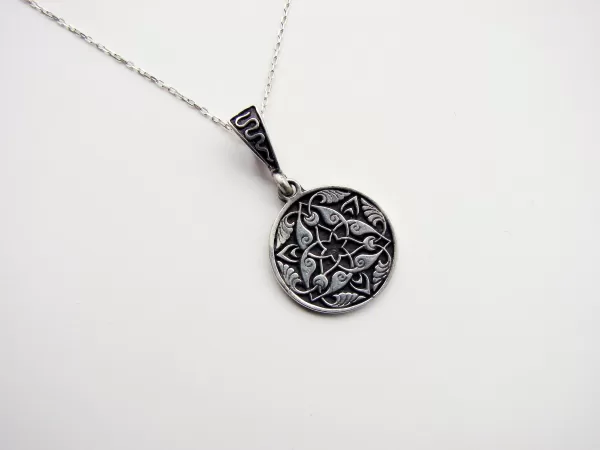 Sterling Silver Armenian Ornament Pendant