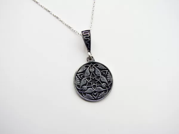 Sterling Silver Armenian Ornament Pendant