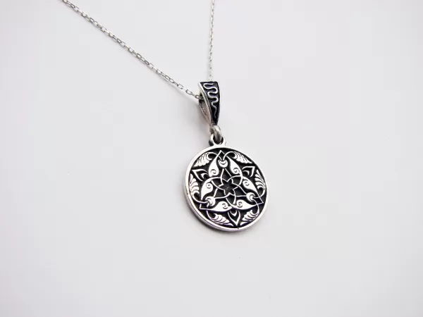 Sterling Silver Armenian Ornament Pendant